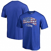 Seattle Seahawks NFL Pro Line by Fanatics Branded Banner Wave Big & Tall T-Shirt Royal,baseball caps,new era cap wholesale,wholesale hats